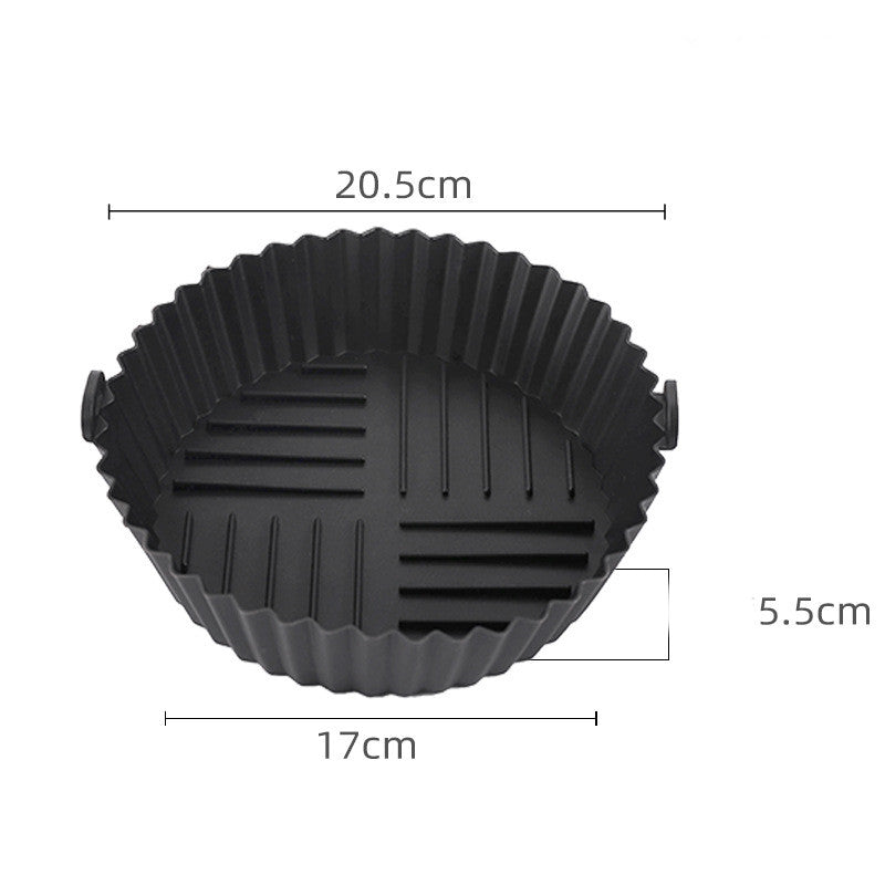 Edible Silicon Round Air Fryer Tray