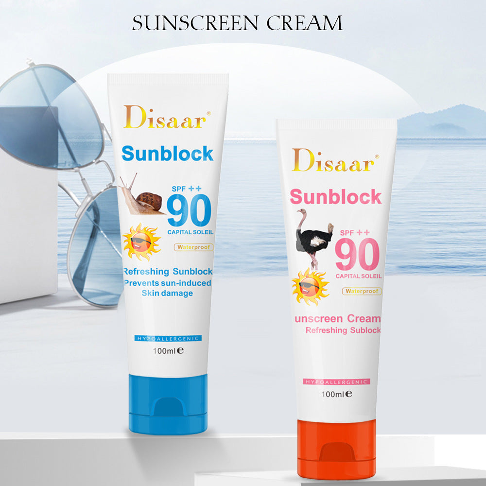 Cross-border Disaar Sunscreen Body Moisturizing Anti-UV Physical Sunscreen 100g Wholesale