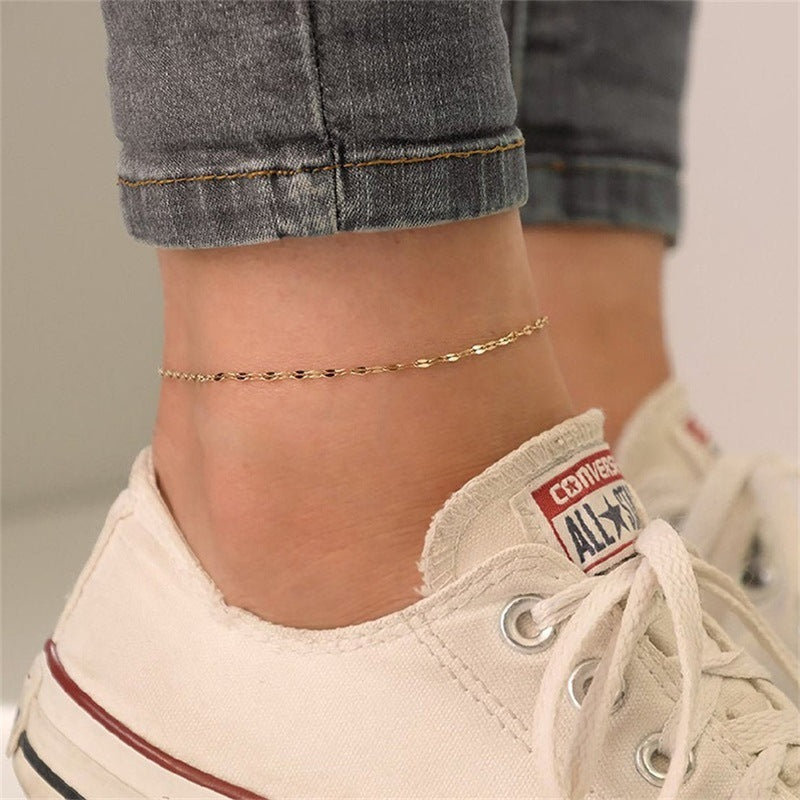 New Non-fading Niche Women's Stainless Steel Anklets