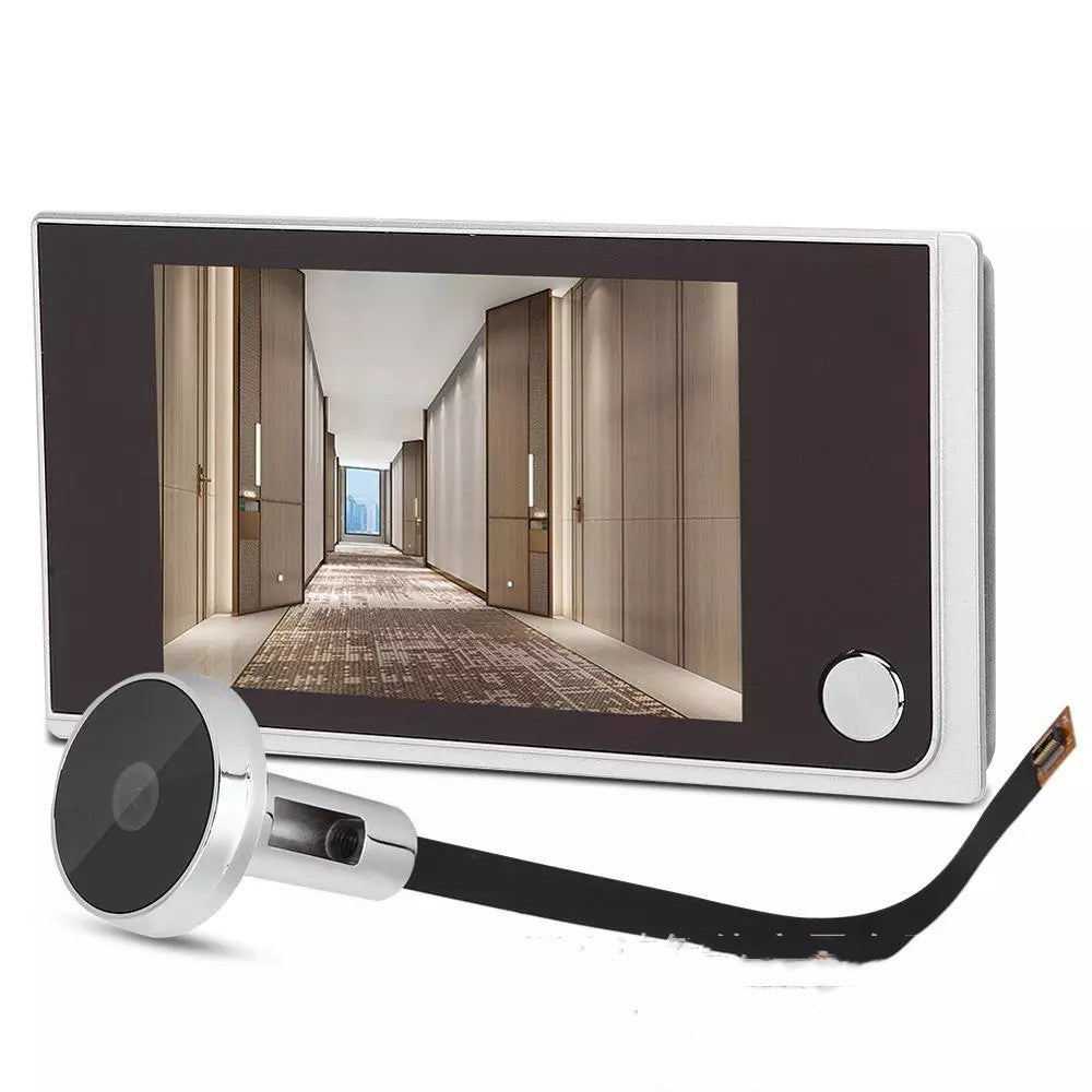 3.5 inch Video Digital Door Camera Doorbell 120 Degree Angle Peephole Viewer Eye