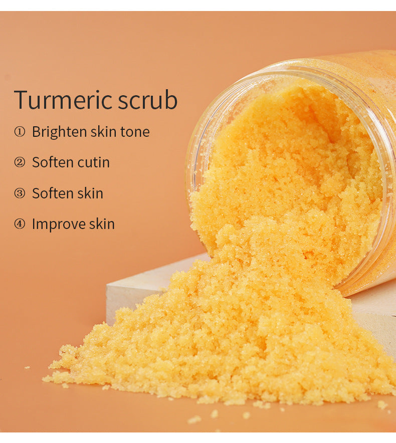 Turmeric Facial Scrub 220g Softening Cutin Reduces Dull And Tender Skin Body Care Facial Scrub