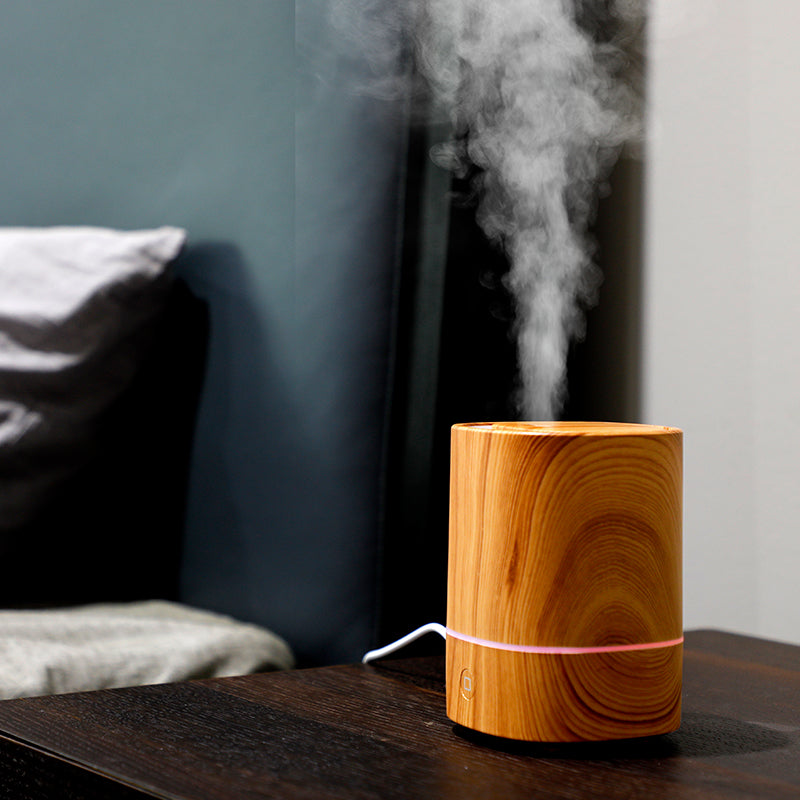 New Wood Grain L10 Aroma Diffuser Home Car Ultrasonic Humidifier USB Automatic Spray Diffuser