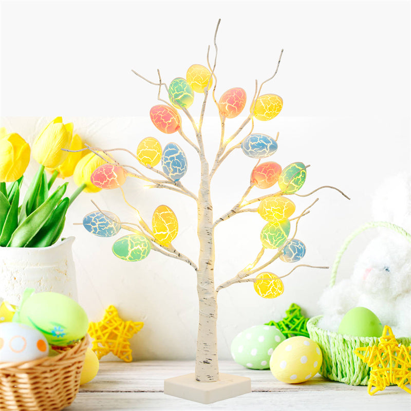 Easter Decoration 60cm Birch Tree  LED Light Ornament