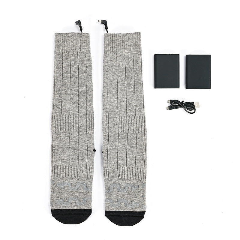 Ski Warm Charging Invisible Heating Socks