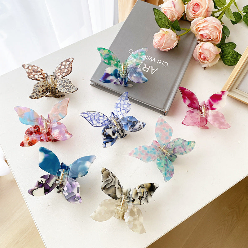 Butterfly Hairpin Girl Clip Back Head Pan