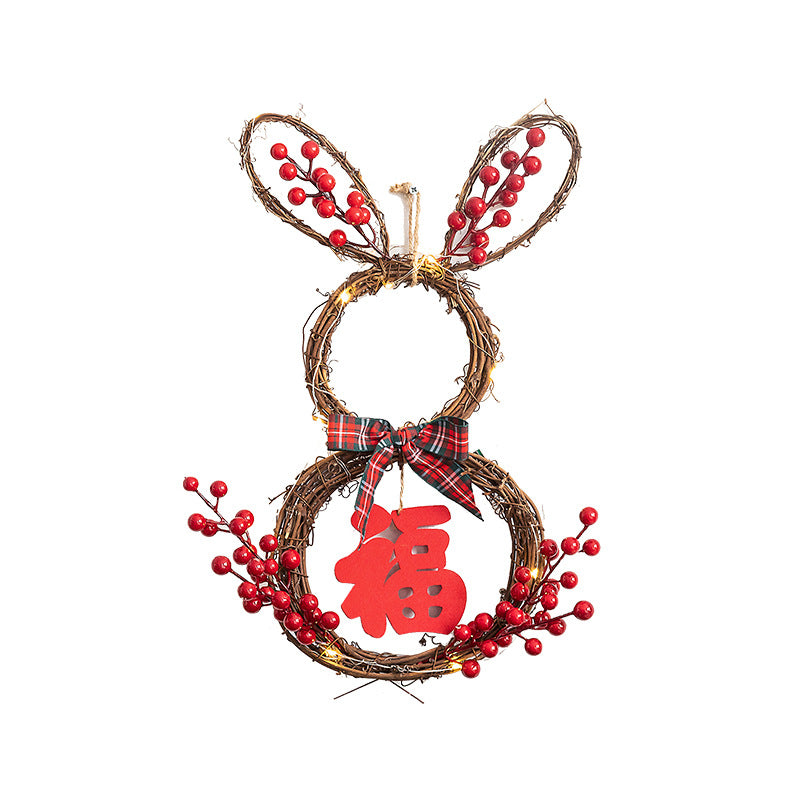 Easter Rabbit  Fu Character Ornament