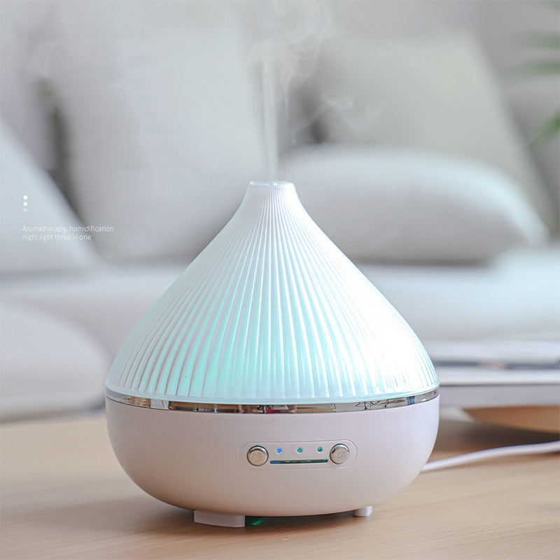 Desktop Wood Grain Humidifier Atomizing Humidifier Multifunctional Aroma Diffuser Diffuser Color Atmosphere Night Light