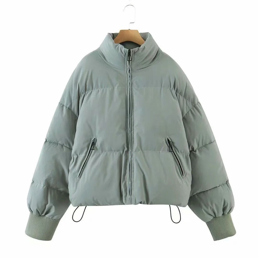 Cotton Jacket Female Ins Loose Thin Warm Bread Clothes Short Down Cotton Clothing Winter