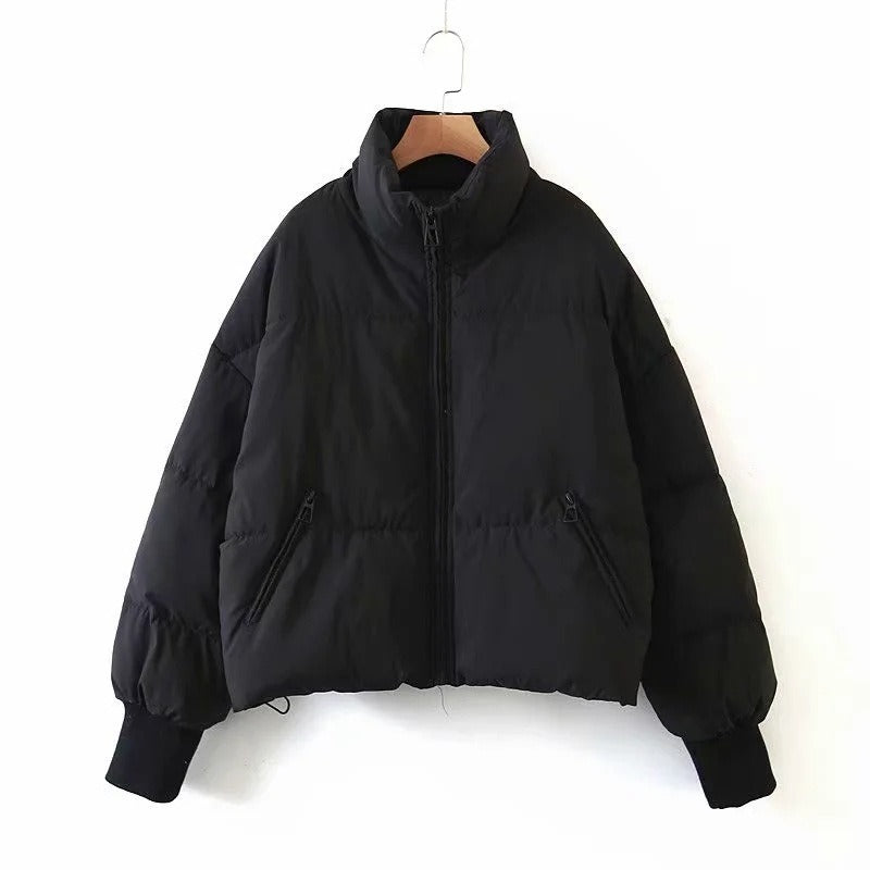 Cotton Jacket Female Ins Loose Thin Warm Bread Clothes Short Down Cotton Clothing Winter