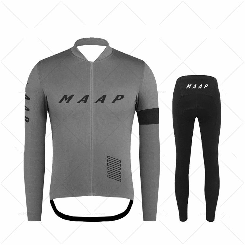 Spring And Autumn Thermal Cycling Jersey Long-sleeve Overalls