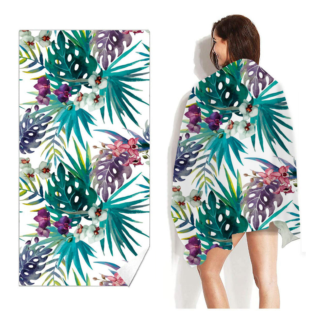 Beach Towel Printed Swimming Sweat Towel