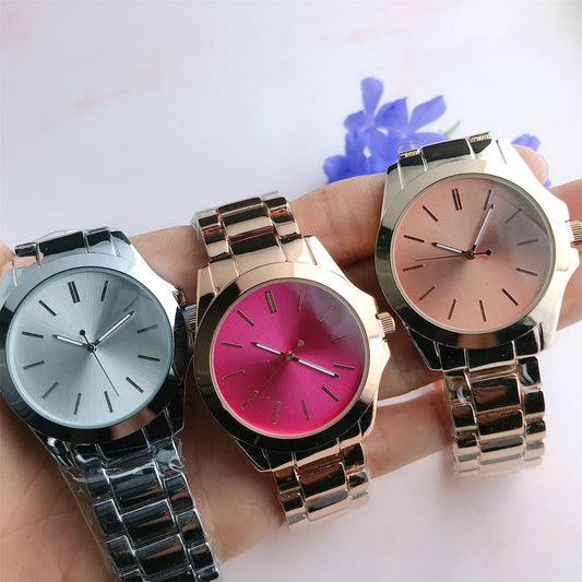 Casual Elegance And Creativity Quartz Wrist Watch Male And Female Matching Style Korean Simple