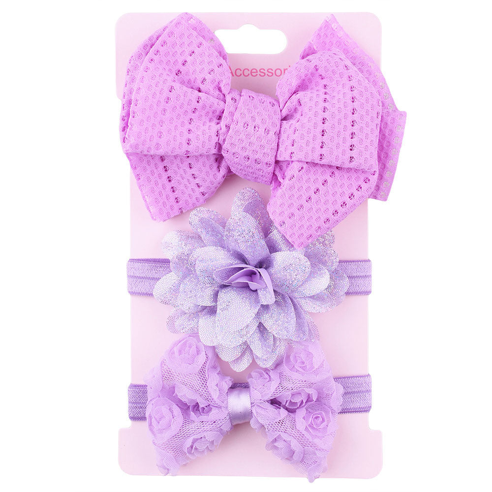 Baby Head Flower Child Bow Headdress