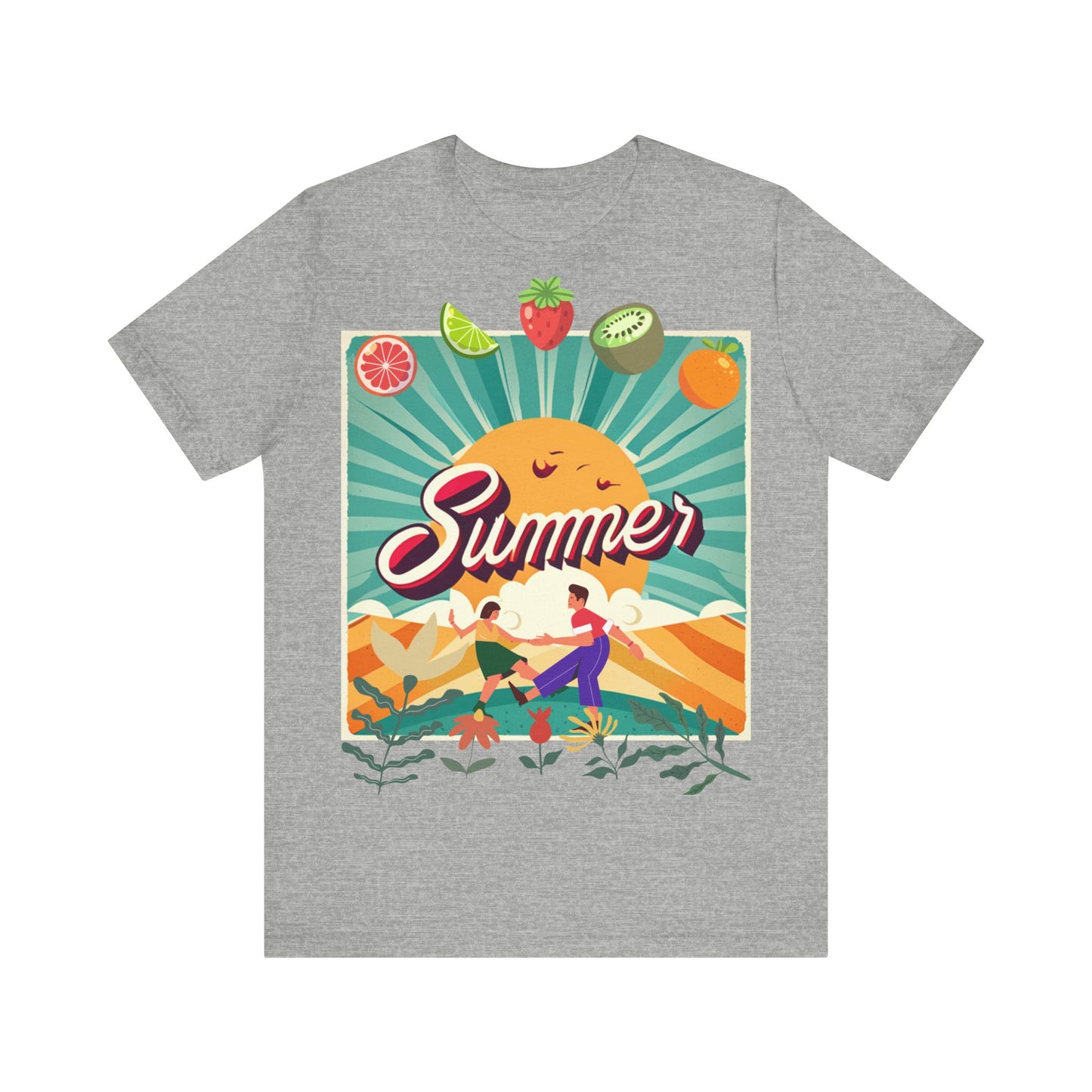 Unisex Jersey Short Sleeve Summer Tee