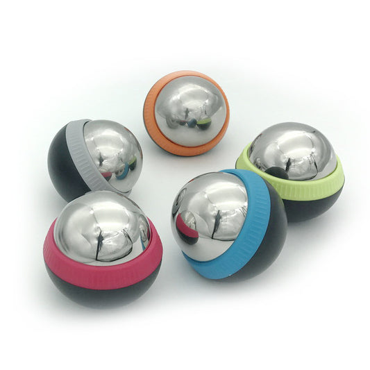 Stainless steel massage ball