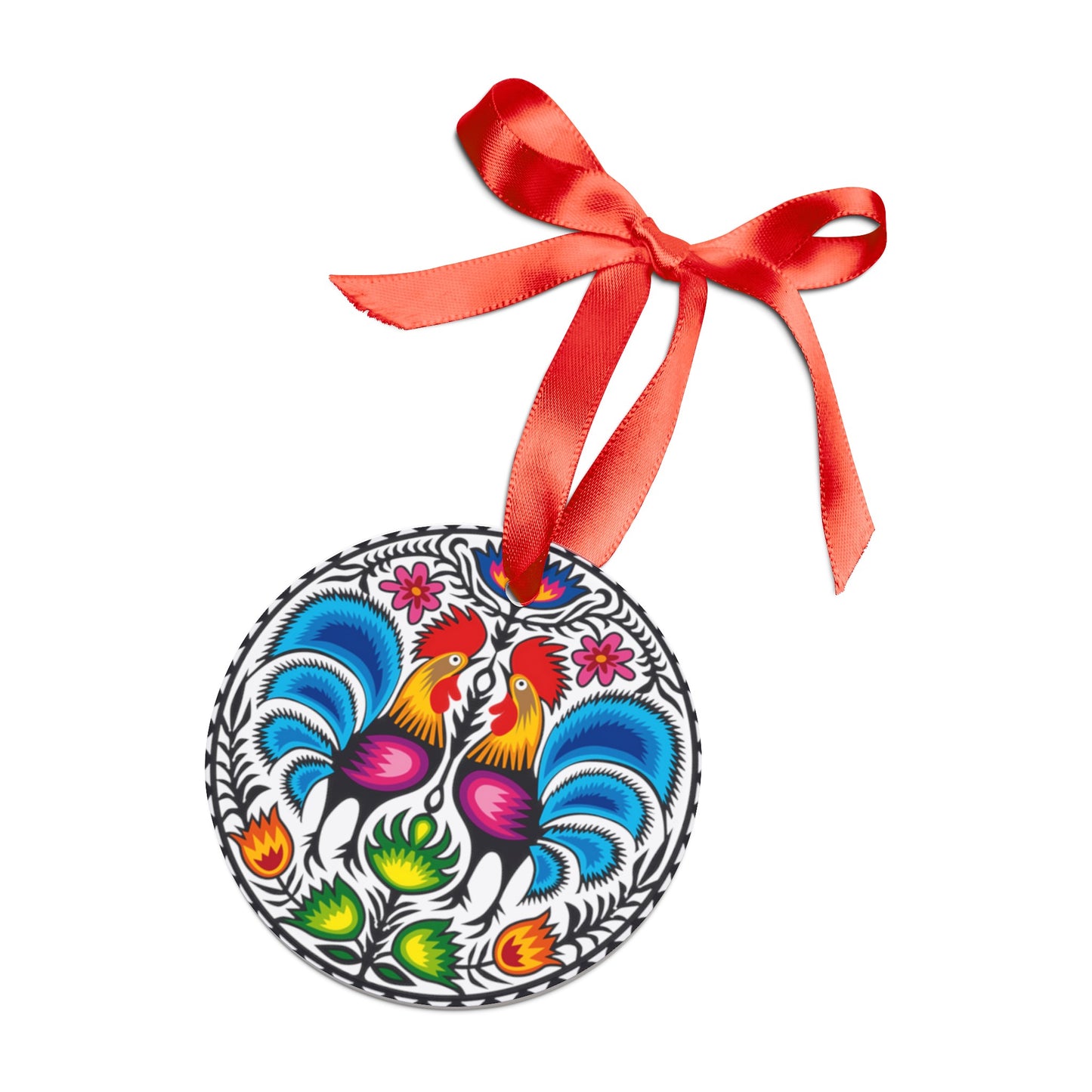 CWS Folklore Slavica Acrylic Ornament with Ribbon