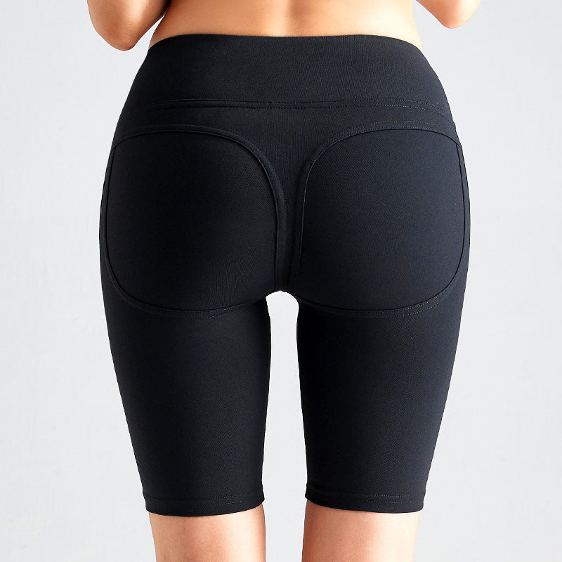 Stretch and quick-drying fitness five-point shorts