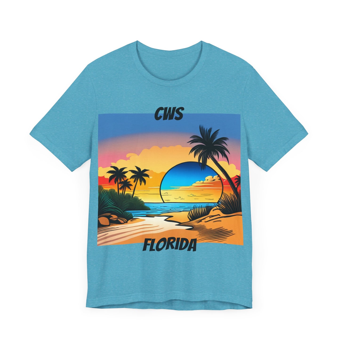 CWS Florida Unisex Jersey Short Sleeve Tee By Cozy Winter Store (ships within USA only)