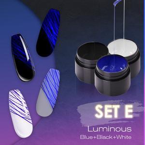 Maniküre Leuchtende Nailart Spinnennagelgel UV-Nagellack