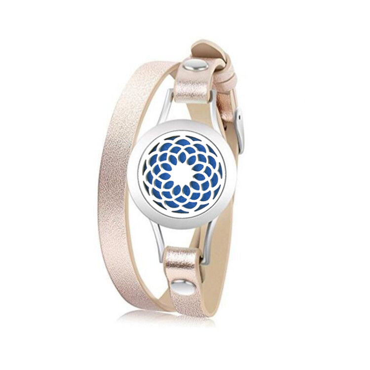 Essence Elysium: Hollow Essential Oil Diffusion Perfume Bracelet.