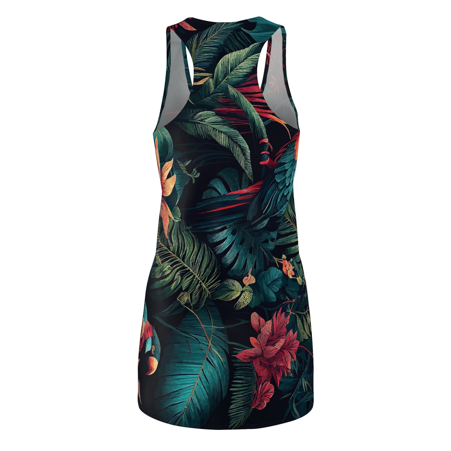 CWS Flora Women's Cut & Sew Racerback Dress By Cozy Winter Store