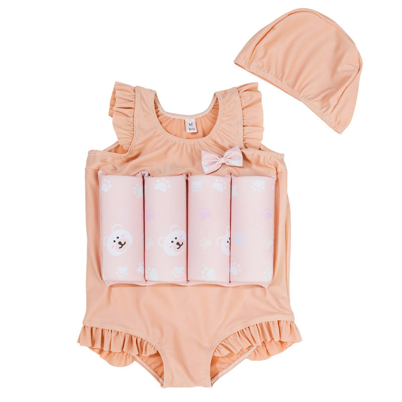 Children's Buoyancy Swimsuit Baby's Bathing Suit One-piece Girl