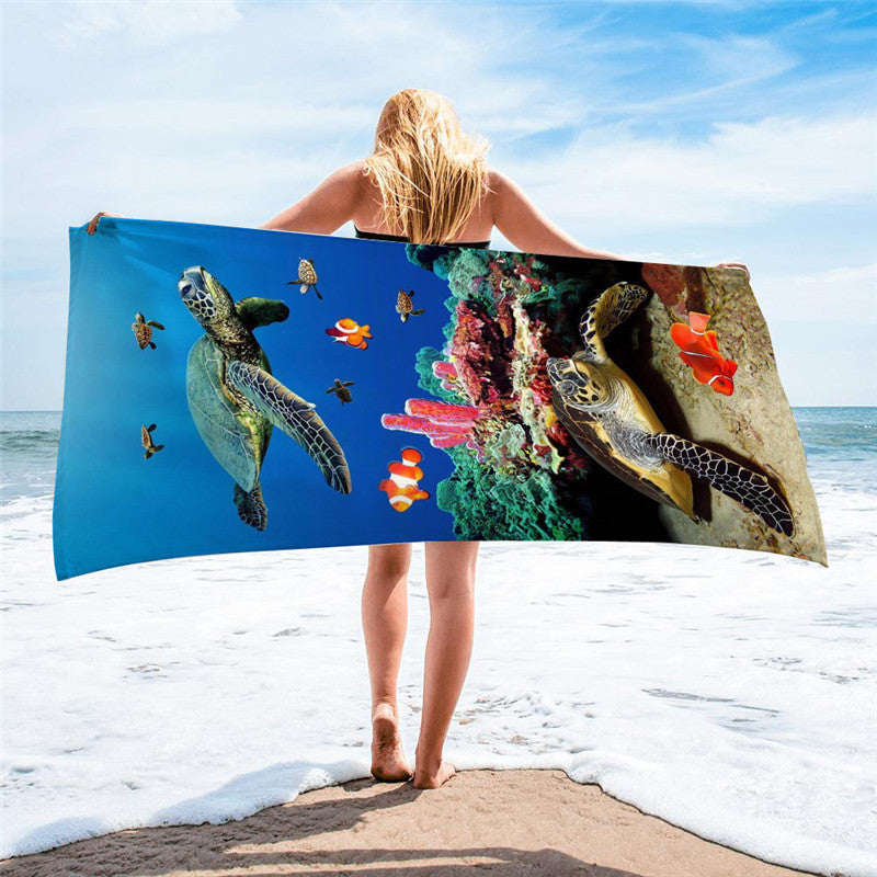 Square beach towel