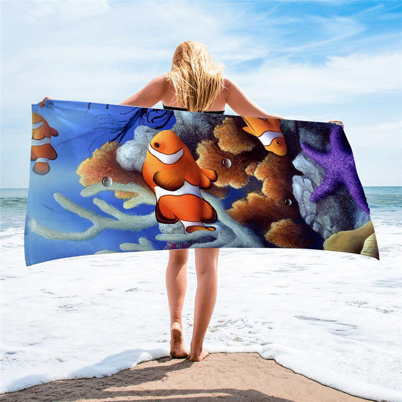 Square beach towel