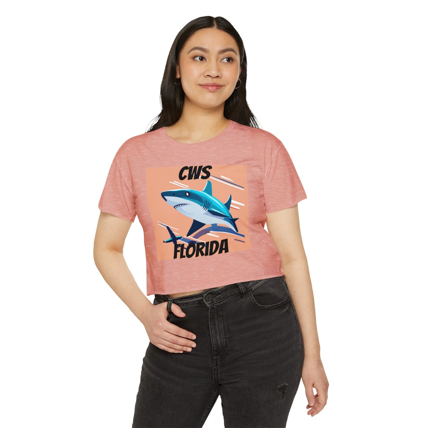 CWS Florida Women's Festival Crop Top By Cozy Winter Store (ships within USA only)