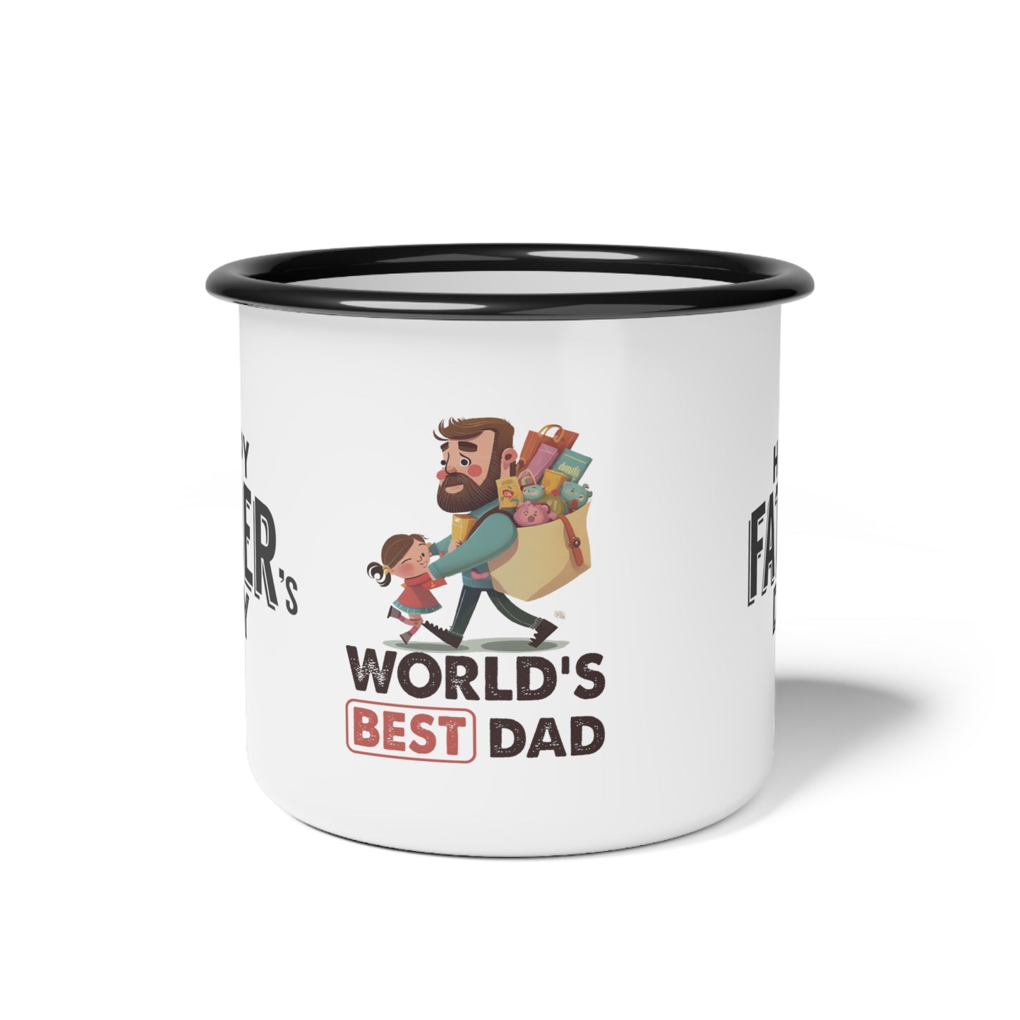 CWS Celebrations Fathers Day  Enamel Camp Cup