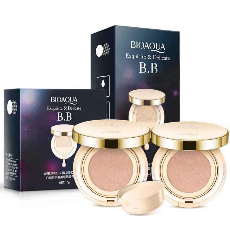 Bioaqua Air Cushion BB Cream 3 Color Concealer Moisturizing Foundation Whitening Flawless Makeup Bare For Face Beauty Makeup