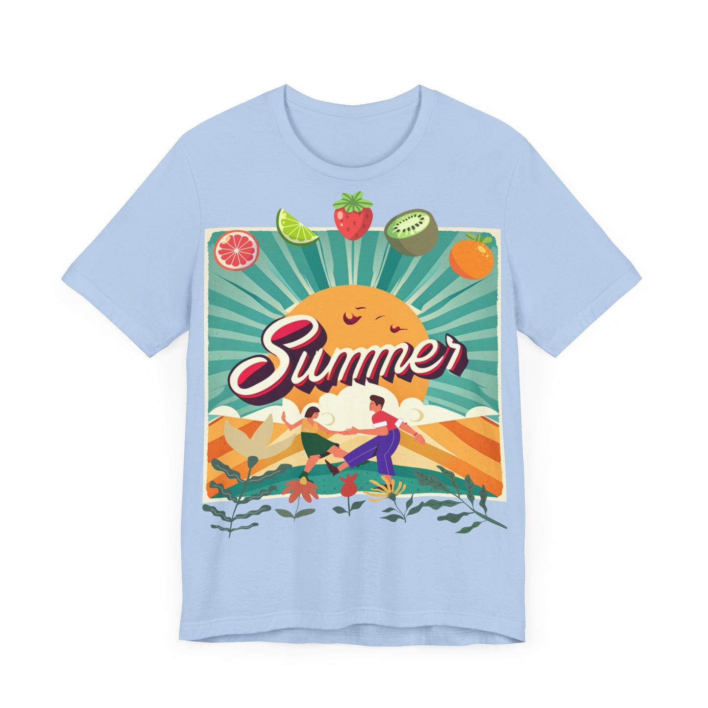 Unisex Jersey Short Sleeve Summer Tee