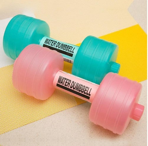 [2] water imported plastic irrigation water injection Japanese ladies fitness body dumbbells