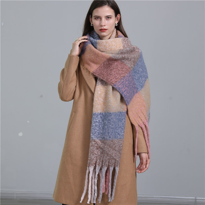 Women's Fashion Thickened Thermal Shawl Scarf