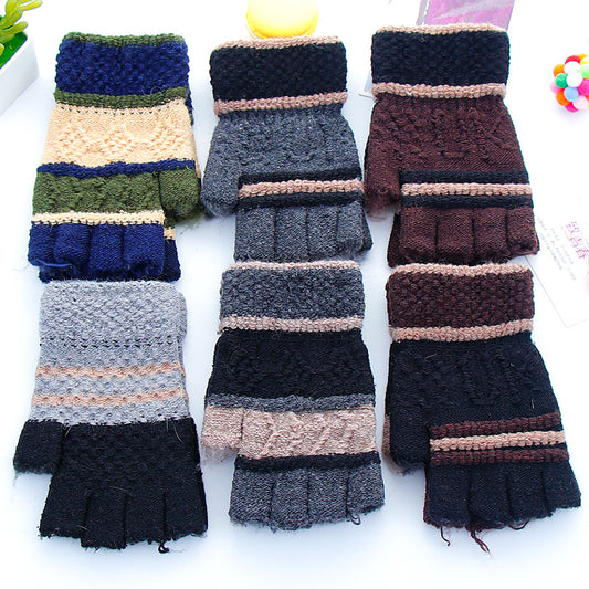 Warme Strickhandschuhe