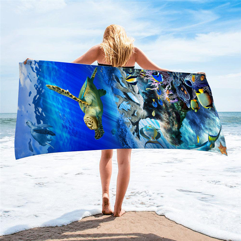 Square beach towel