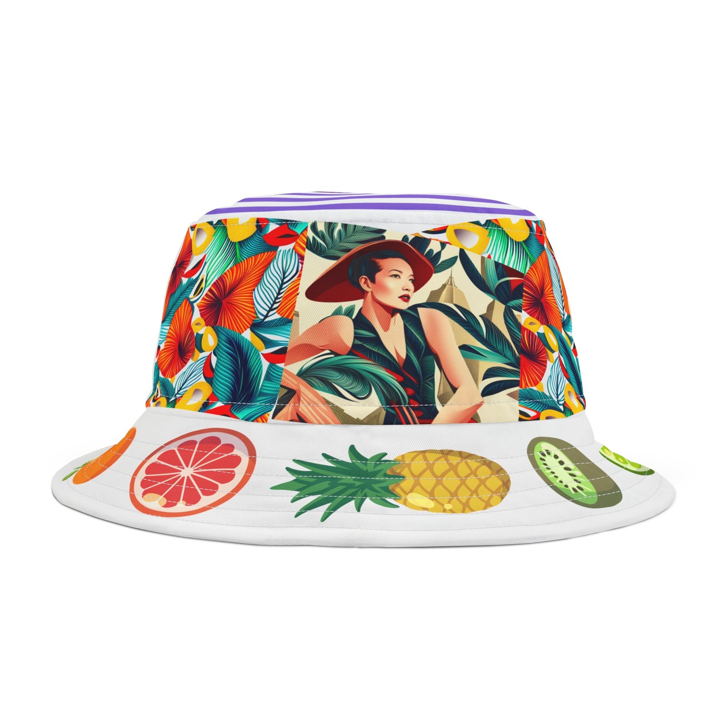 CWS Florida Bucket Hat (AOP) von Cozy Winter Store (Versand nur innerhalb der USA)