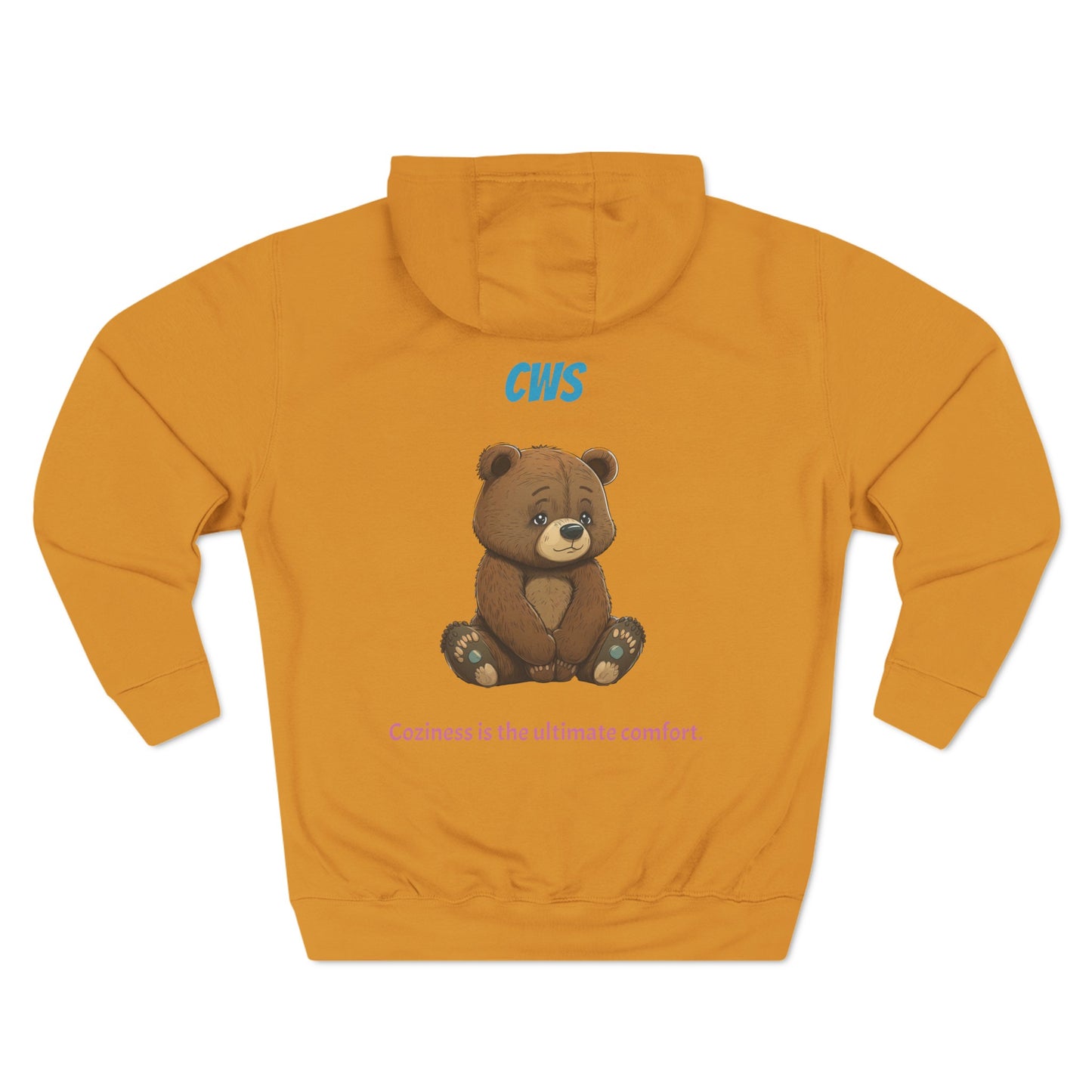 CWS Cozy Bear Three-Panel Fleece Hoodie By Cozy Winter Store