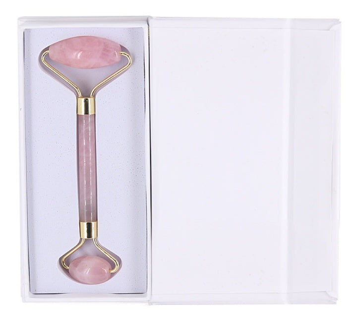 Rose Quartz Roller Abnehmen Gesicht Massager Lifting Werkzeug Natürliche Jade