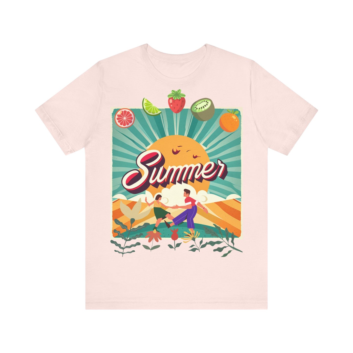 Unisex Jersey Short Sleeve Summer Tee