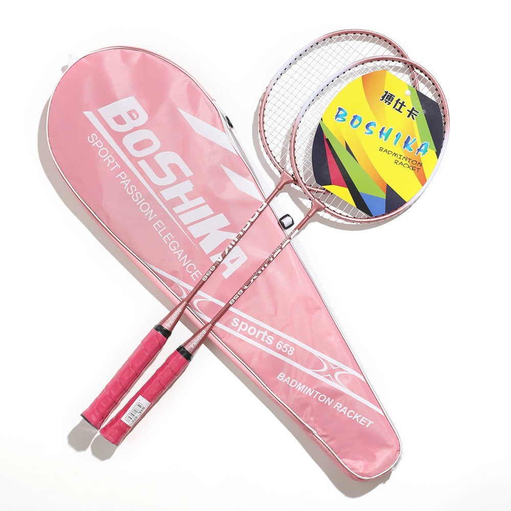 Badminton Racket For Beginners Children Set Iron Alloy A