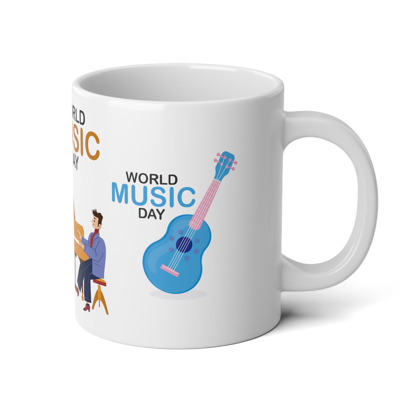 CWS Celebrations World Music Day Jumbo Mug, 20oz