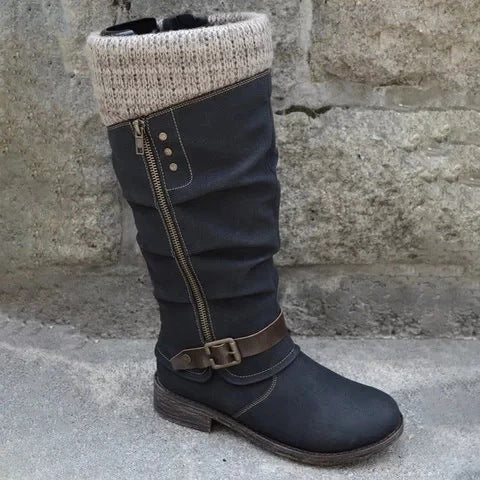 SideZip-Stiefel für Damen von DocStride – Erleben Sie Komfort und Stil mit unseren Stiefeln mit seitlichem Reißverschluss für Damen, die für einfaches Tragen ohne Kompromisse in Sachen Mode konzipiert sind.