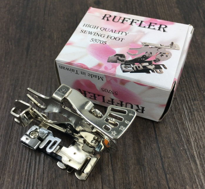 Ruffler Attachment Presser Foot Feet Low Shank Domestic Sewing Machine Household