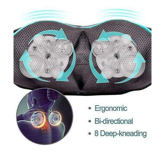 Deep Kneading Shiatsu Massager With Heat