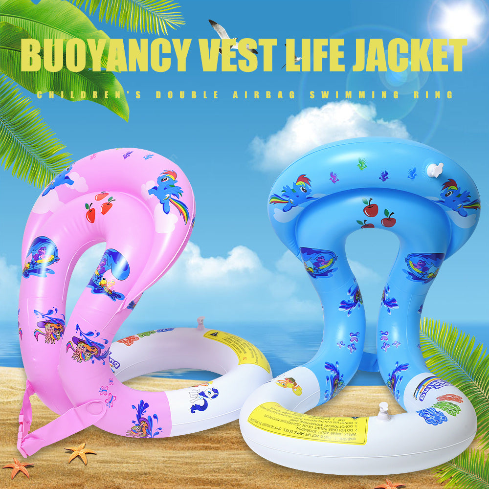 Happy Tour Thickened Double Airbag Swimwear