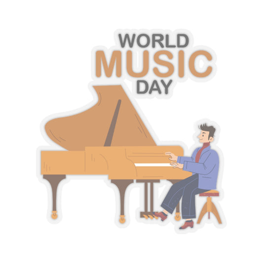 CWS Celebrations World Music Day Kiss-Cut Stickers