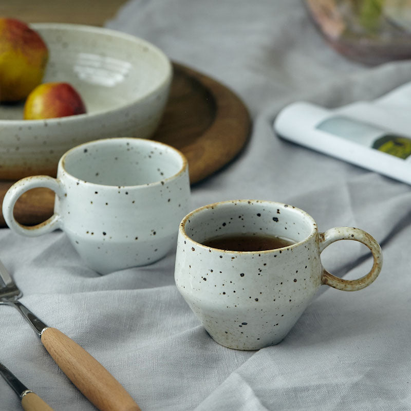 Stoneware Japanese handmade coffee cup