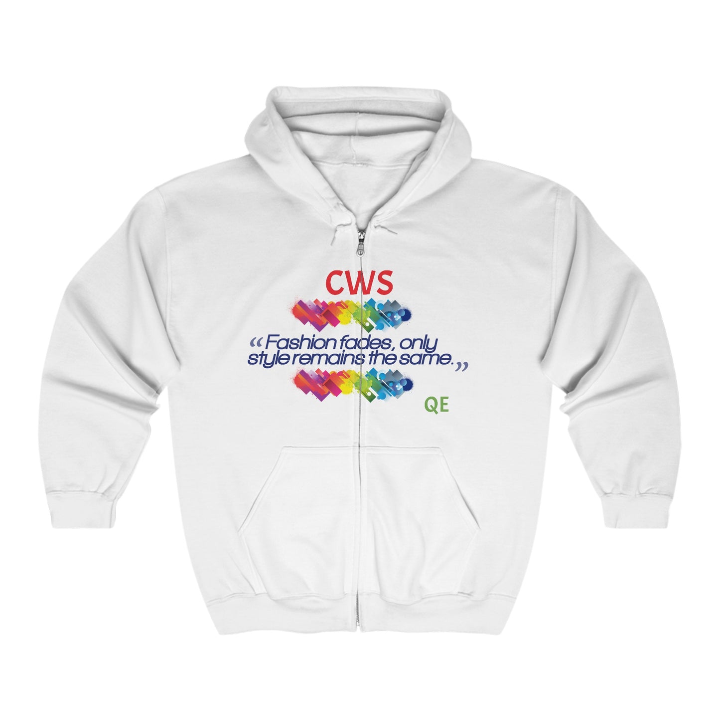 CWS Fashion Statement Hoodie Unisex Heavy Blend™ Full Zip Hooded Sweatshirt by Cozy Winter Store