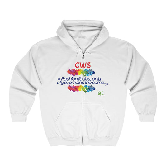 CWS Fashion Statement Hoodie Unisex Heavy Blend™ Kapuzenpullover mit durchgehendem Reißverschluss von Cozy Winter Store